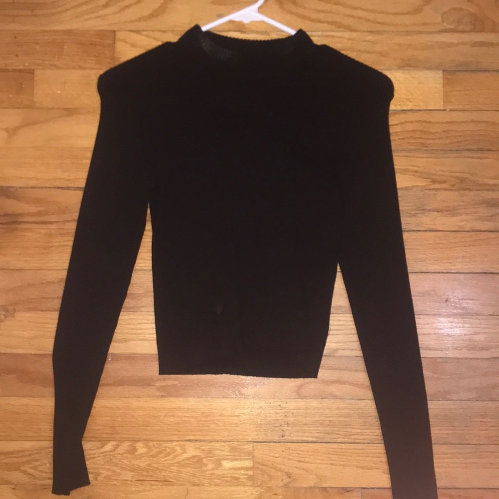 Tight fitting turtle neck
